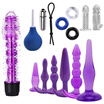 Multifunctional Massage Tool Set Vibrator Male Seminal Lock Ring Adult Sex Product Love Egg Finger Stall Vaginal Balls Anus Washer