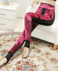 New autumn winter 2018 massage velvet patch plus thick leggings warm pants women step foot integrated pants