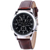 Lvpai P647 Hombres Patrón PU Cuero Moda Reloj