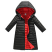 2018 Jackets For Girls Boys Coats Print Winter Warm Girls Down Jacket Children Clothing Cotton Hooded Kids Outerwear