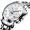 Man Automatic Mechanical Watch Business Affairs Noctilucent Wrist Watch Waterproof Steel Strip Calendar Watch