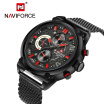 NAVIFORCE NF9068M Reloj De Cuarzo Para Hombre Reloj De Pulsera De Malla De Acero Inoxidable 3ATM Calendario