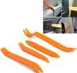 4 unids Auto Car Radio Door Clip Panel Recortar Dash Eliminación de audio Instalador Herramienta de palanca