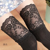 Lace over knee socks Vertical top high tube cotton sole stockings Antiskid stockings