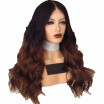 T1B30 Ombre Brazilian Lace Wig 100 Human Hair Lace Front Wig Glueless Wavy Natural Virgin Hair Wig With Baby Hair Preplucked