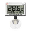 LCD digital acuario acuario Termómetro Termómetro Sumergible Medidor de temperatura del agua 0 ° C 50 ° C Alarma de temperatura alta baja