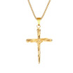 Stainless Steel Cross Necklace For Men Woman Punk Cute Vintage Rock Hiphop LP0019