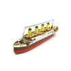 3 Dimensional Puzzles Titanic Metal Jigsaw Model Kit DIY Boat Ship Model Educational Toys Gift for Kids