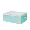 Western SIVIN cherry red storage box fabric storage box with cover clothes storage box storage folding box storage box wardrobe storage