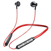 Bluetooth headphones wireless sports running around the neck with two ears in the ears of Apple OPPO War for about