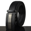 xsby Mens Genuine Leather Ratchet Belt Fashion Belts with Automatic Buckle