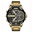 Marca Reloj de pulsera de lujo Reloj militar Deporte Dial grande Acero inoxidable Negocio Pulseras de reloj de metal Hombres Relogio Masculi
