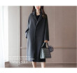 Winter 2018 new loose Korean woolen overcoat double-side woollen suede overcoat for women with knee length