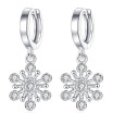 Women Fashion Jewelry Hoop Earrings Cubic Zirconia Classic Korea Trendy Party Accessories W36