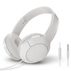 TCL MTRO200 headset intelligent line control dynamic drive strong bass effect super strong soundproofing can be easily carried ivory white mobile phone universal