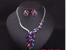 new nice America brand temperament gem brief paragraph clavicle necklace dinner set female high-grade fashion accessories