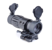 Style 4X FXD Magnifier With Adjustable QD Mount Tactical Hunting Accessories Optics Rifle Scope