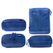 Bunana Bunana digital storage bag mobile phone flat data cable storage bag finishing package set 4 Air Force Blue