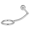 1pc 45mm Stainless Steel Anal Plug With Ball & Hook Metal Butt Hook Fetish Cock Ring Chastity Device Adult Sex Toys For Couples