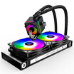Kyushu Fengshen DEEPCOOL Captain 240CPU Water Cooling Radiator PRO Edition Automatic Pressure Relief Cold Row Symphony Pump A-RGB Fan Pre-coated Silicone Grease Support I9