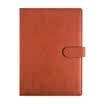 Jinlongxing Glosen notebook child notebook business notebook student manuscript office meeting record book 200 page A5 magnetic buckle book 8253 brown