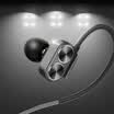 Tang Mai A9 double moving in-ear headphones universal line control with wheat music HiFi mobile phone headset sports gaming headset smart white