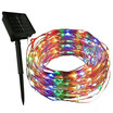 Outdoor Solar Powered 33Ft 100 LED 10M Copper Wire Light String Fairy Xmas Party