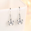CZ Zircon Classic Drop Earrings Pink White Color OL Style Dangle Earrings for Women Jewelry Gift E200