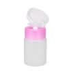60 ml Botella de plástico Dispensador de la bomba Vacío removedor de esmalte de uñas Nail Manicure Make Up Cleaner Nail Art Tool