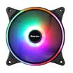 Huntkey GX120 wind shadow 12CM computer chassis LED fan internal&external ring static colorful light effect anti-vibration pad hydraulic bearing
