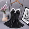 Sexy Women Lingerie Silk Robe Dress Nightdress Nightgown Sleepwear Nightdress
