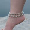 Nueva Moda Bell Pulsera Mujeres Hombres Joyería de plata Tobillera Lucky Red hilo de baile de tamaño ajustable Hecho a mano Regalo niño Precioso Jewelr