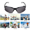 Sports Eyewear Bike Cycling Glasses Sports Sunglasses UV Polarized Lens for Fishing Golfing Driving Running Eyewear Polarized Glas
