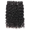 8A Brazilian Water Wave Hair Bundles 3pcs Natural Black Wholesale Hair Weave Extensions