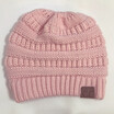 Autumn winter hat knit ponytail warm cap ladies wool cap