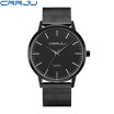 CRRJU Gorgeous 3ATM Daily Resistente Al Agua Moda Mujer Reloj De Vestir Analógico Reloj Elegante Pulsera Reloj De Pulsera De Esfera Simple Para Dama