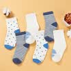 Xiaomi ecological chain enterprise brand childish childrens combed cotton jacquard socks boys three pairs of soft&comfortable warm windproof breathable perspiration anti-skid anti-skid