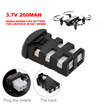 37V 200mAh Modularized Lipo Battery for Linxtech IN1601 Wifi FPV Drone Quadcopter