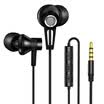Vatican Sinuo original in-ear mobile phone headset cable control with wheat eating chicken computer game HiFi headset subwoofer noise reduction magic earplugs Apple headset Huawei millet S5 black