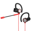 V6 35mm Gaming Headset In Ear Dynamic Dual Driver Earphone Stereo Music Headphone Noise Isolating with Detachable Microphone for