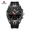 REWARD 63095 Male Quartz Digital Movt Watch Silicone Strap Fashion Wristwatch