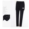 Korean version autumn&winter new fake two leggings for women plus pile thickening outer wear show thin size bag hip skirt