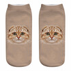 2018 New HOT 3D Printing Women Socks Brand Sock Fashion Unisex Christmas Socks Cat Meias Female Funny Low Ankle Femme Sock Sale