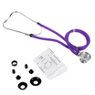 Professional Stethoscope Medical Double Dual Head Colorful Multifunctional Stethoscope Health Care Purple