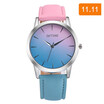 Womens Bracelet Watches Quartz Wrist Watch Retro Rainbow Design Casual Leather Band Ladies Dress Sport Watches Relogio Feminino