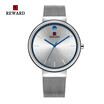 REWARD RD63062M Mens Steel Belt Waterproof Ultra-thin Business Quartz Watch