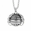 Expanding 5 Photo Locket Necklace Magic Ball Angel Wing Pendant Memorial Gift