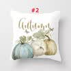 Halloween Pumpkin Square Cotton Throw Throw Pillow Case Funda de cojín Decoración para el hogar
