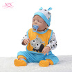 22in Reborn Baby Rebirth Doll Kids Gift All Silica Gel Boy