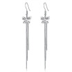 Butterfly Long Tassels Drop Earrings for Women Fashion Jewelry Classic Simple Valentines Day Gift WHE147